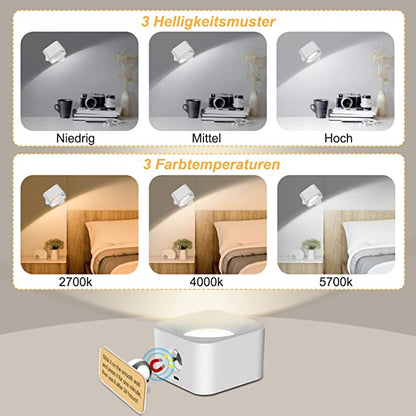 LED-Wandleuchte 360°