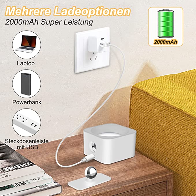 LED-Wandleuchte 360°